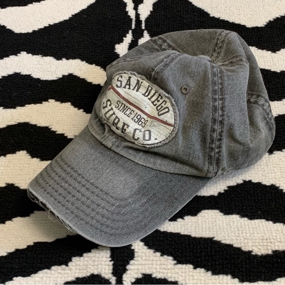 San Diego Distressed Surf Co. Dad Hat - Picture 2 of 8